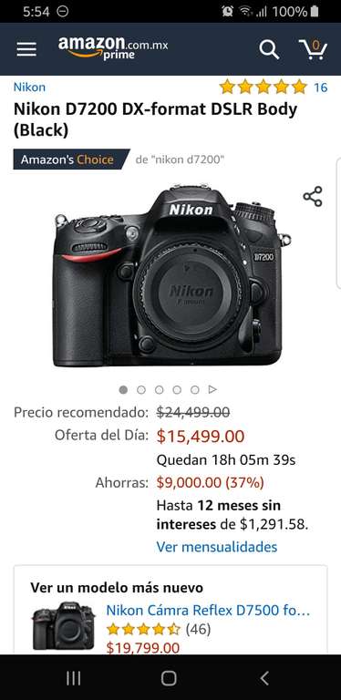 Amazon: Nikon 7200
