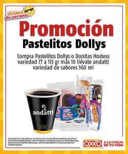 Oxxo: Compra panecito Hostess y llévate un café Andatti por $10