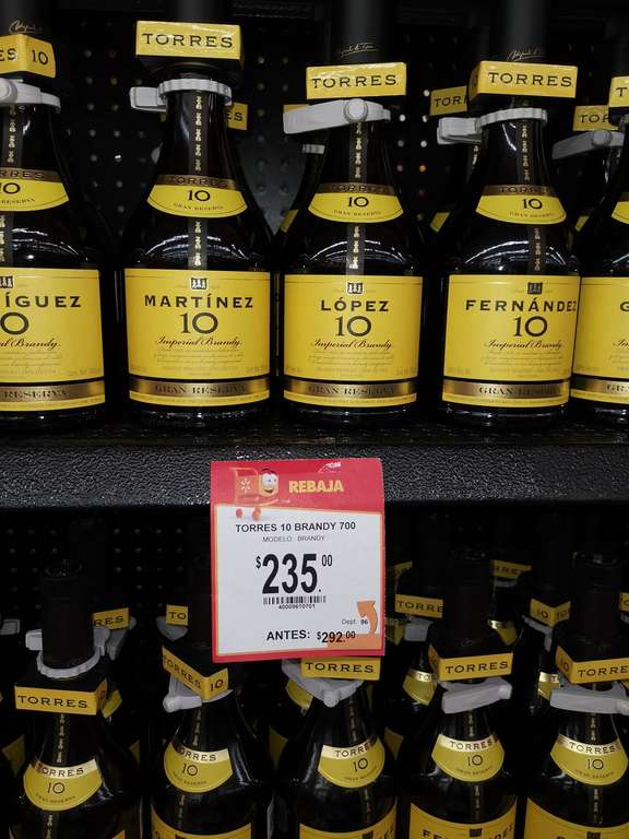 Walmart: Torres 10  brandy