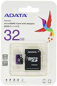 Amazon: Micro SD 32 GB clase 10 PRIME ENVÍO GRATIS