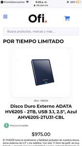 Ofi: Disco duro 2tb en súper precio!!!