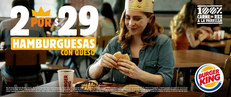 Burger King Hamburguesa con queso 2x 29