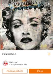 Google Play: Disco Celebration de Madonna en 12 pesos