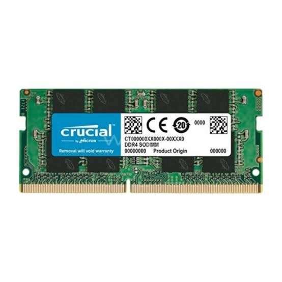 Amazon: Memoria Ram Crucial 8GB DDR4 2666Mhz Sodimm