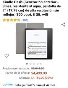 Amazon: Kindle Oasis
