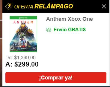Anthem Xbox One Por Elektra