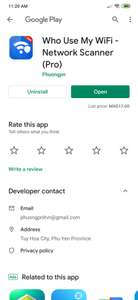 Google Play Store: App Quien usa mi Wifi PRO?