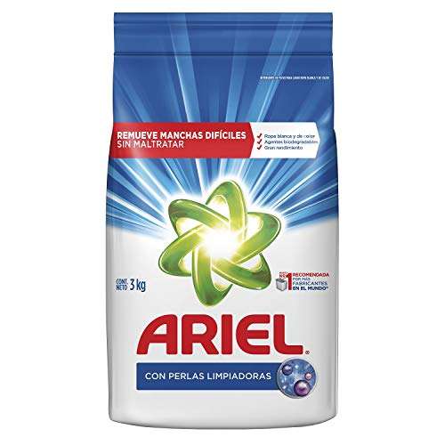 Amazon: Detergente Ariel 3kg