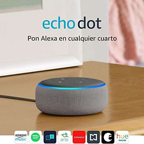 Amazon: Echo Dot (3ra generación) - Bocina inteligente con Alexa, gris oscuro