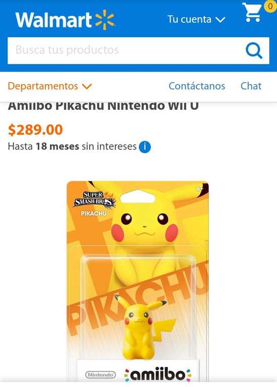 Walmart: Amiibo Pikachu