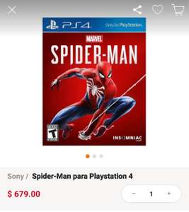 Linio: Spiderman para PS4