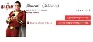 Google Play: ¡Shazam! de $250.00 a $150.00