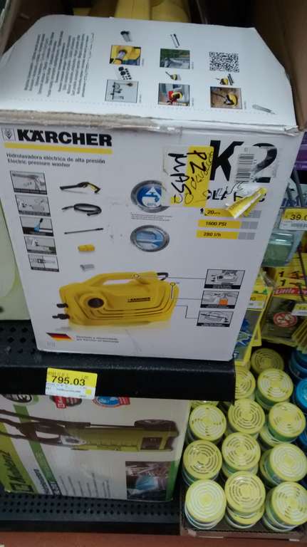 Walmart Torres Lindavista: Hidrolavadora K2 Classic Karcher 1600psi a $795
