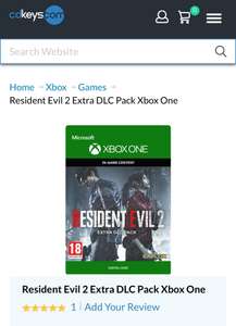 Resident Evil 2 DLC para Xbox One - CDKeys