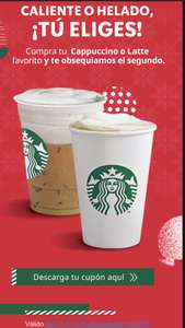 Starbucks: 2x1Latte o Cappuccino