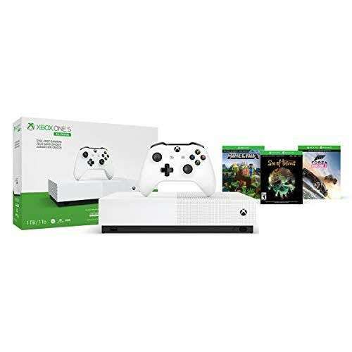 Amazon: Xbox One S All Digital con 3 Juegos digitales