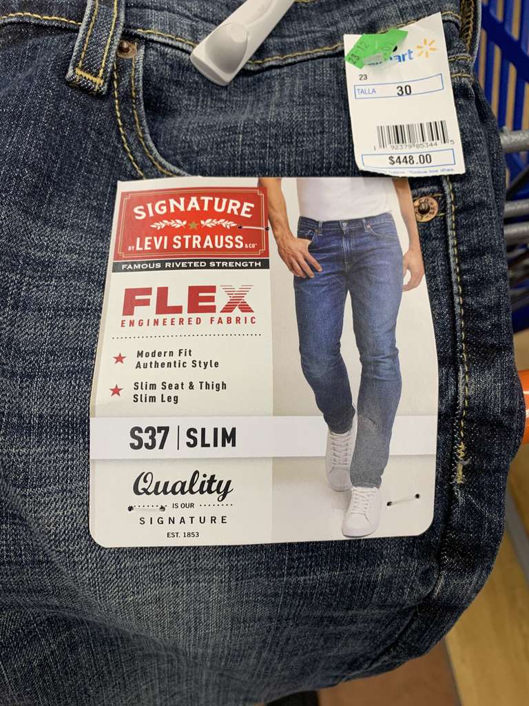 Walmart: Pantalon signature by levi