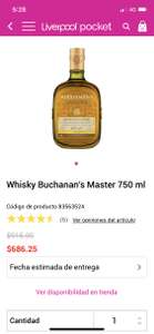 Liverpool en línea: Whisky Buchanan's Master 750 ml
