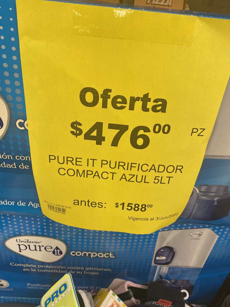 Soriana: Purificador Pure It Compact