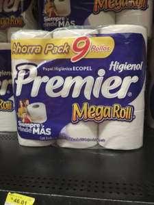 Walmart: Papel higiénico MegaRoll 9 Rollos