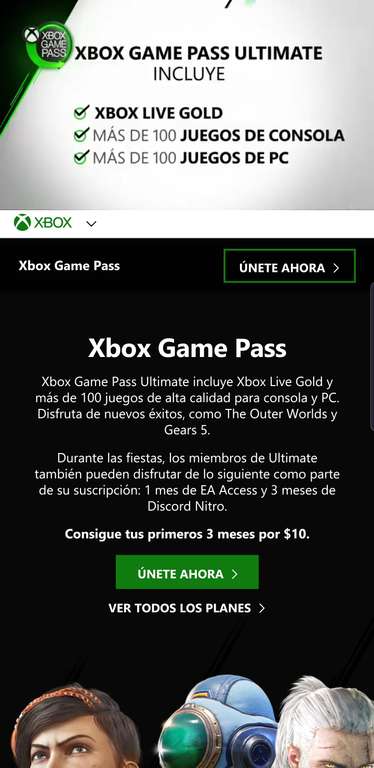 Xbox Game Pass (3 meses por $10 MXN)