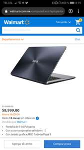 Walmart online: Laptop Asus Vivobook