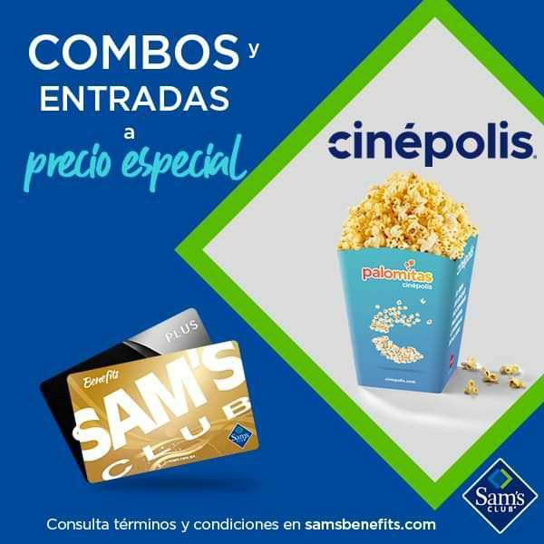 Sam's Club: Precios Especiales Cinepolis Entradas y combos - promodescuentos .com