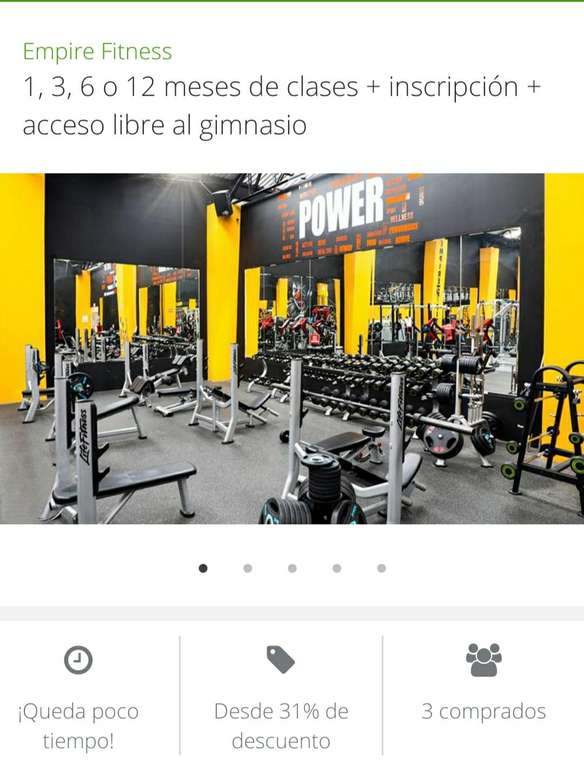 Groupon: Empire Fitness Puebla 6 meses de gym (Actualizado 3 de Febrero)