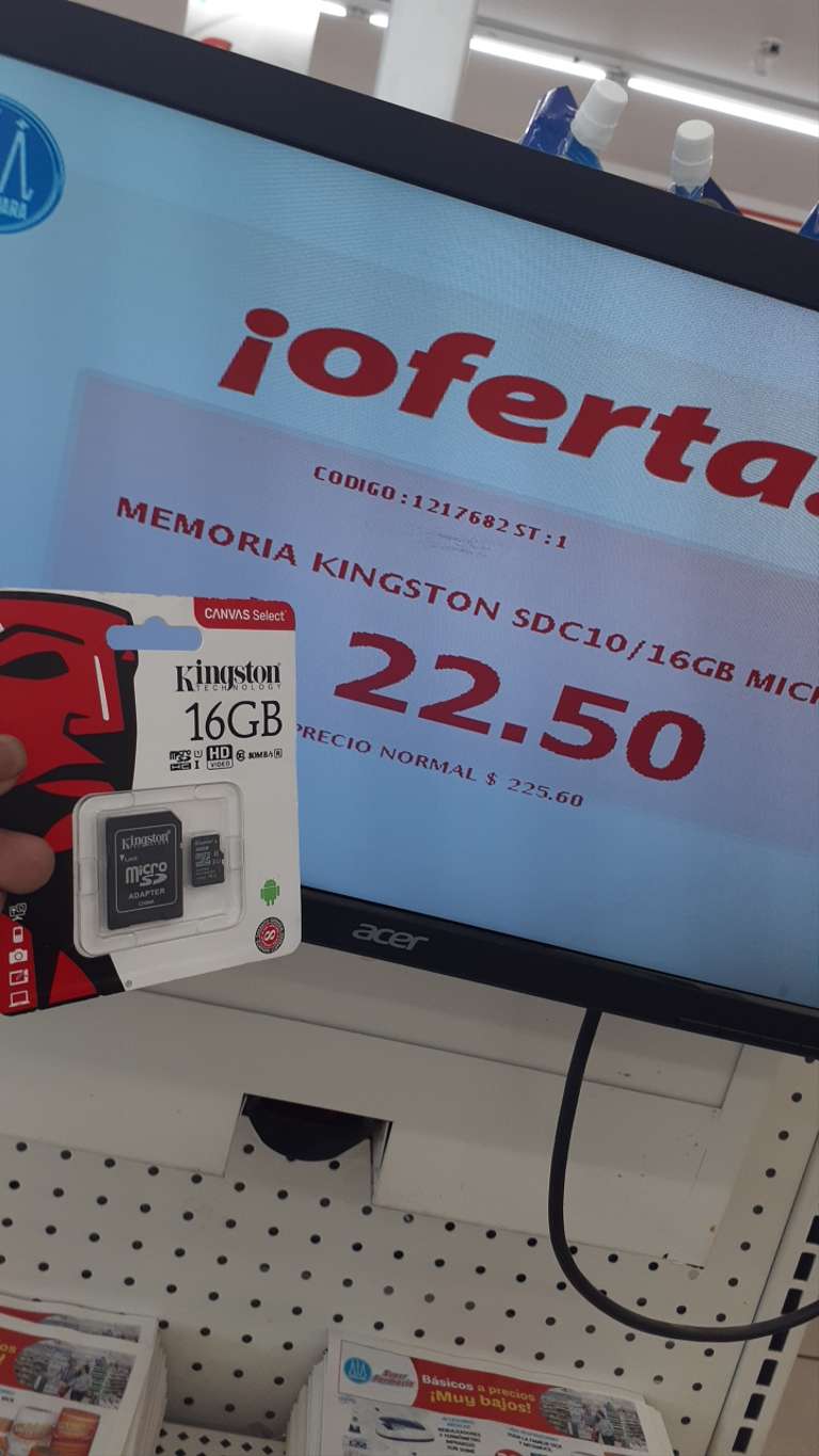 FARMACIAS GUADALAJARA MEMORIAS KINGSTON 16 GB SD 90 %