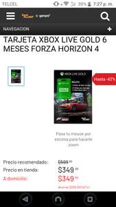 Gameplanet: Xbox Live Gold 6 meses + contenido descarble Forza H. 4