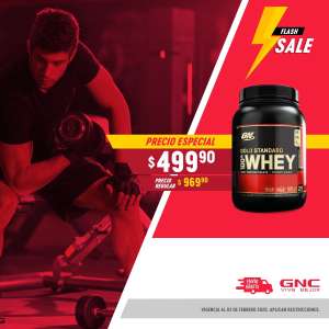 GNC 100% whey protein $499.9