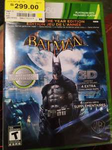 Bodega Aurrera: Batman Ark. Asylum GOTY Xbox 360