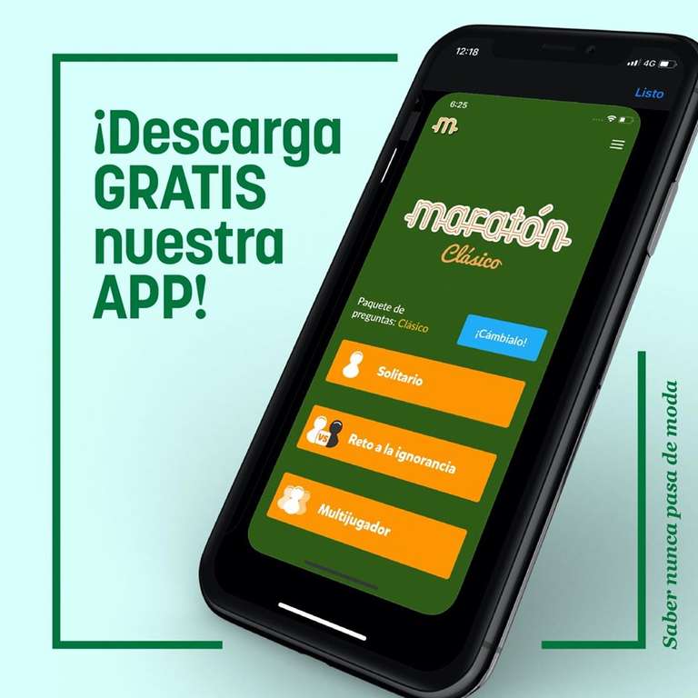 Google Play y App store: Maratón Clásico para Android e iOs
