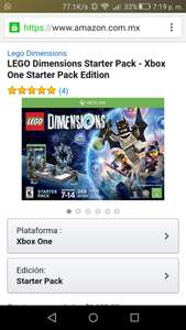 Amazon: LEGO dimensions starter pack para Xbox One a $675