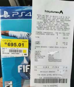 FIFA 19 PS4 $199 Bodega Aurrera