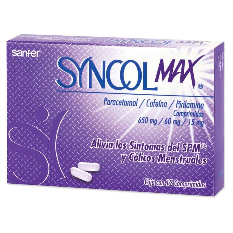 Farmacias Guadalajara: Syncol Max 12 comprimidos