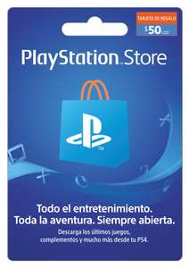 Best Buy - Tarjeta Playstation PSN 50 dólares (regresan hasta 150 en cupon)