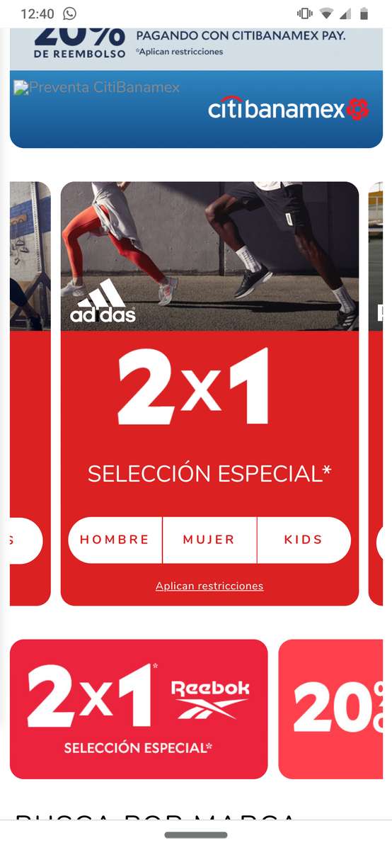 Innovasport: 2x1 en Adidas y Reebok - promodescuentos.com