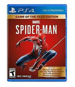 eBay: Spider-Man GOTY PS4