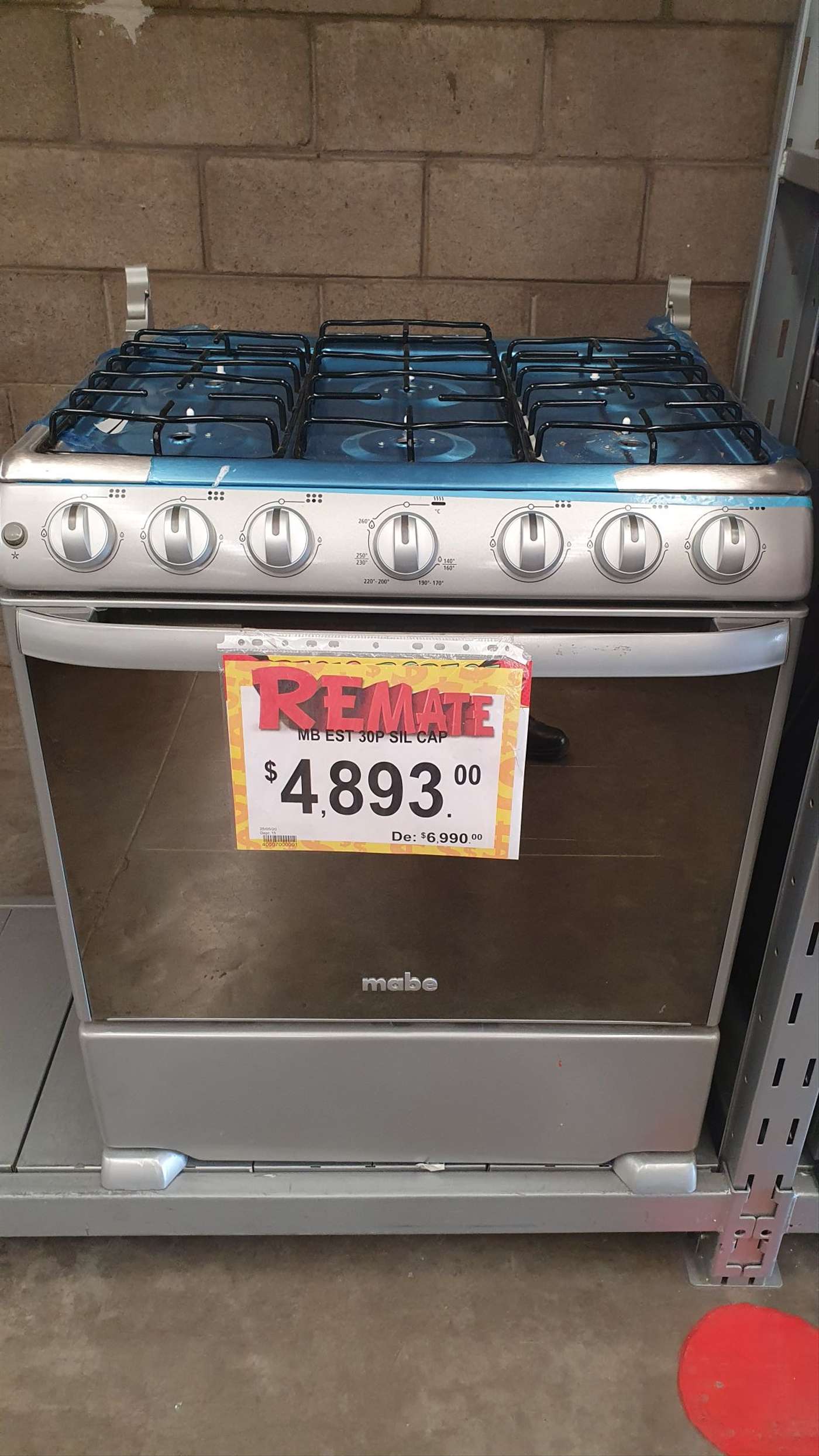 Bodega Aurrera Estadio Culiacán: Estufa Mabe 6 Quemadores con Horno -  promodescuentos.com