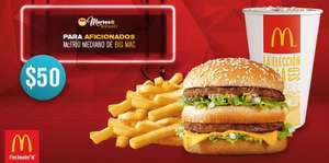McDonald's: cupón martes 17 de mayo McTrío Big Mac a $50