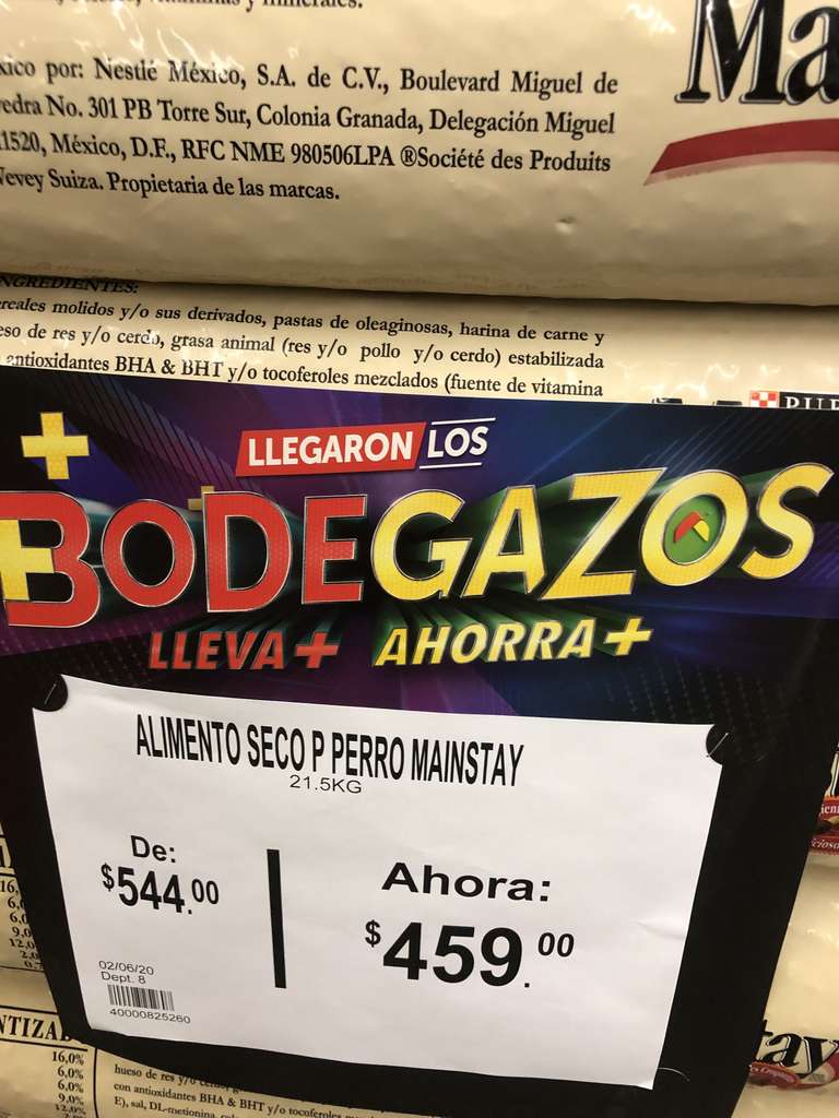 Croquetas mainstay Bodega Aurrerá y Walmart
