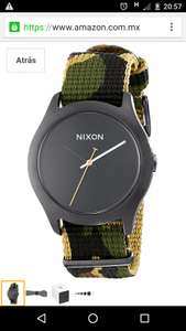 Amazon: Reloj para mujer marca Nixon a $318
