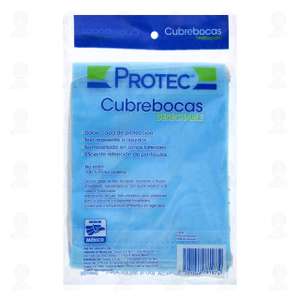 Farmacias Guadalajara: Cubrebocas Degasa Protec Azul Desechable 10 Piezas