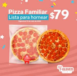 7 Eleven App: Pizza familiar $79