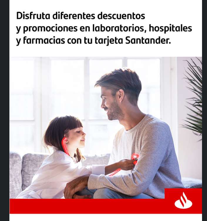 Santander descuentos en Salud