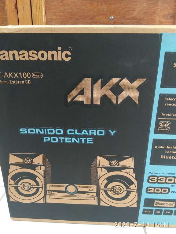 Bodega Aurrerá: Panasonic sc-akx100