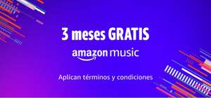 3 Meses Gratis AMAZON MUSIC UNLIMITED (Nuevos usuarios)