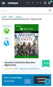 CDkeys: Assassin's Creed Unity