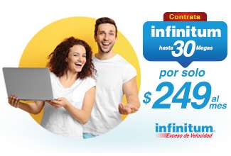 Infinitum Telmex: 30 Mbps por 249 para clientes Telcel
